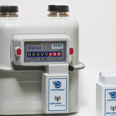 SGD gas meter with universal case for telemetry modem
