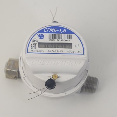 1Small-sized domestic gas meter SGMB-1.6